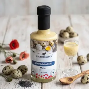 WachtelGlück® Wachteleierlikör Mohn